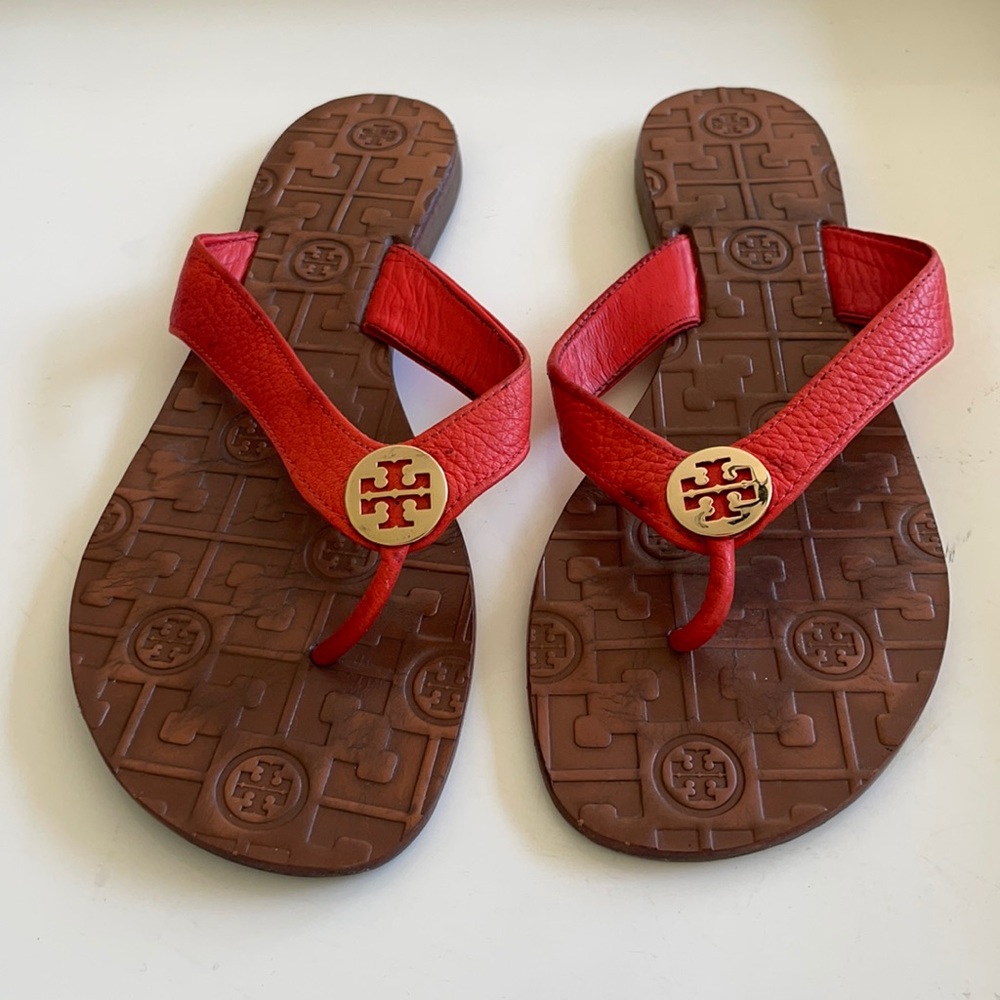 Authentic Tory Burch Thong Sandals size 8